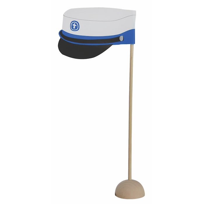 Blue Student Cap Table Flags 6x - 5.5 x 6 cm