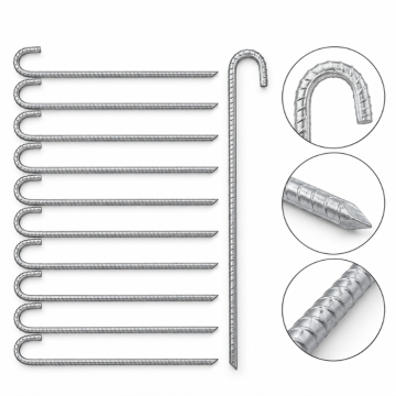 Storm Pegs 30x1 cm - 10x 