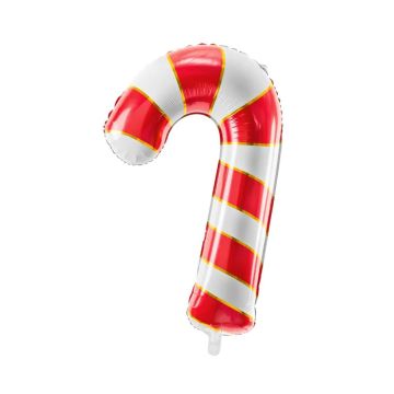 Candy Cane Foil Balloon - 50x82 cm