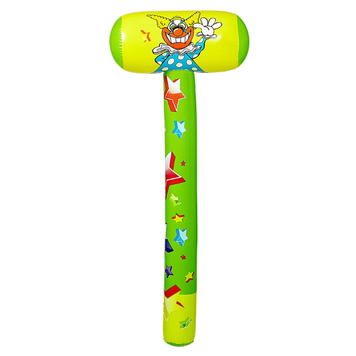 Inflatable clown hammer - 96 cm