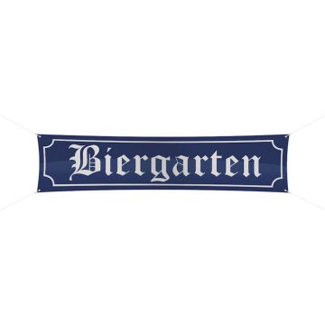 Oktoberfest Beer Garden Banner - 180 x 40 cm