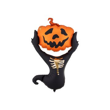 Foil Balloon Pumpkin Ghost 60x100 cm