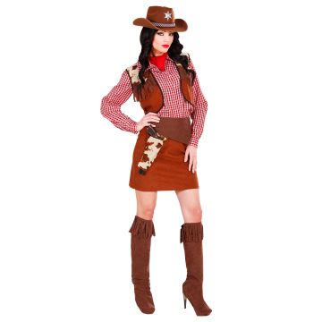 Cowgirl Costume with Vest and Holster