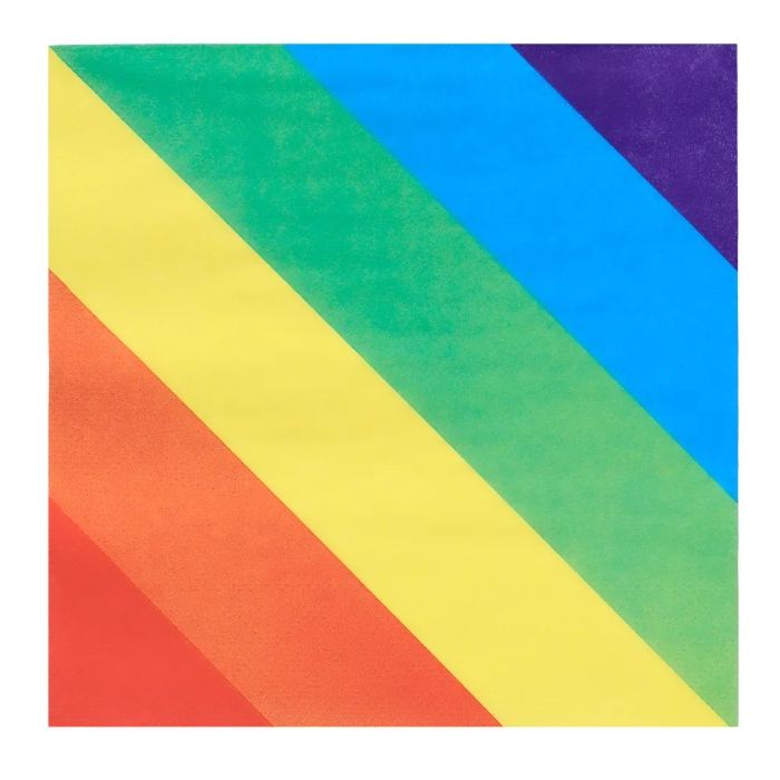 Rainbow coloured napkins pride - 20x