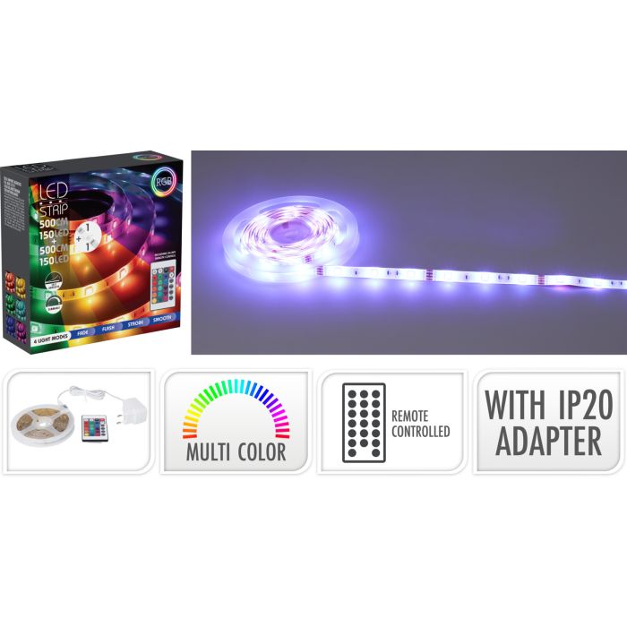 RGB LED Strip 10 Metres with Remote Control