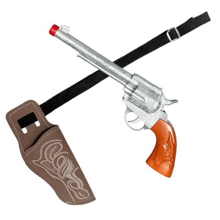 Cowboy set with pistol and holster - 3 pieces
