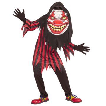 Scary clown costume for children - one size