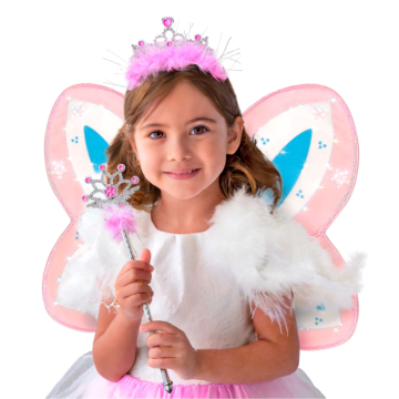 Wand set with tiara for kids