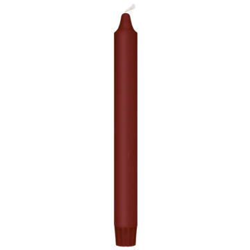 Bordeaux Taper Candles 8x - 24 cm