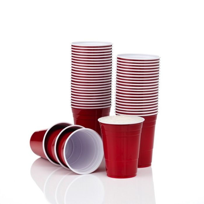 Red Cups 50x - 0.4 litre