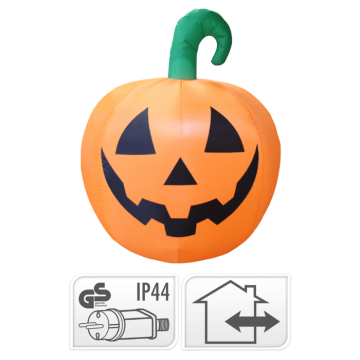 Inflatable pumpkin with LED - 98x98x122 cm