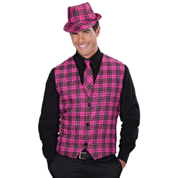 Pink mesh vest
