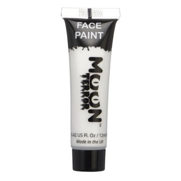 Halloween Face and Body Paint White 12 ml Moon Creations