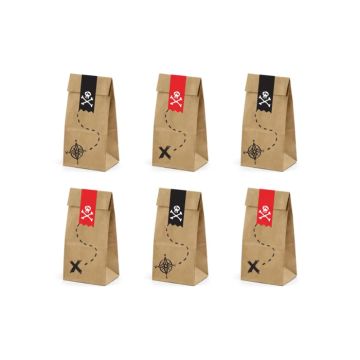 Pirate sweet bags 6x - 8x18x6cm