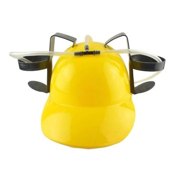 Beer Helmet - Yellow
