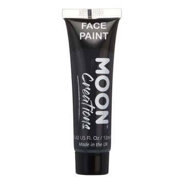 Face Paint Black 12 ml Moon Creations