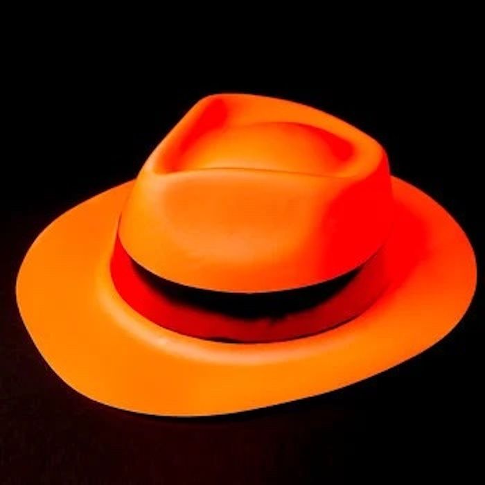 Orange neon UV Hat