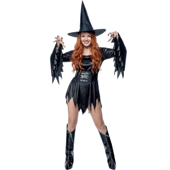 Wicked Witch Costume for Women - 4 Pieces