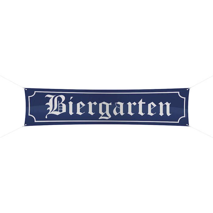 Oktoberfest Beer Garden Banner - 180 x 40 cm