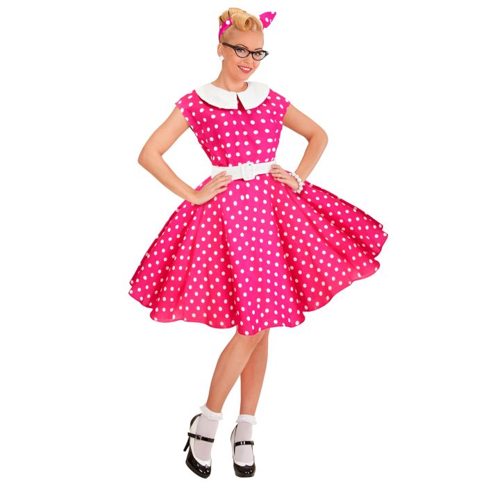 Pink Rock'n'Roll Costume for Ladies