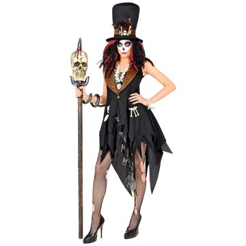 Voodoo Priestess Costume with Hat