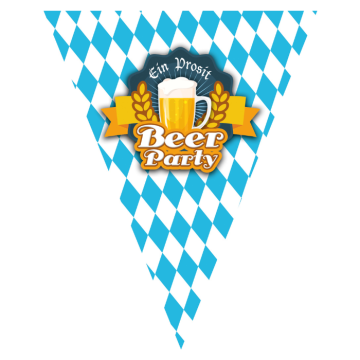 Oktoberfest Bunting with 10 Flags - 5 m