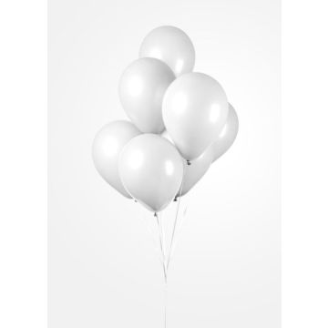 White Balloons 50x - 30 cm