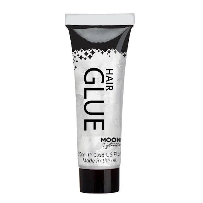 Moon Creations glitter hair glue transparent - 20 ml