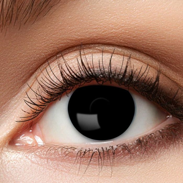 Black witch contact lenses - single use