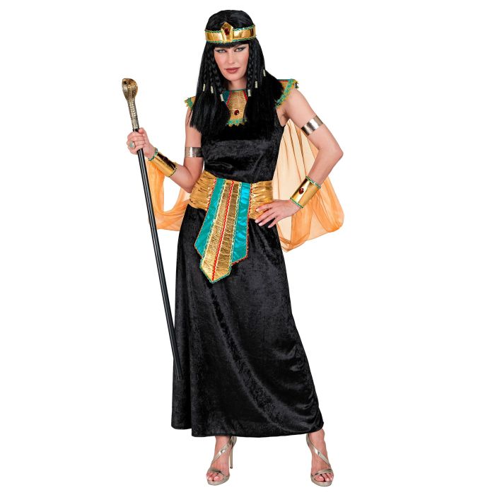 Long Egyptian Queen Dress in Black
