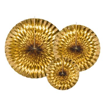Gold Rosettes x3