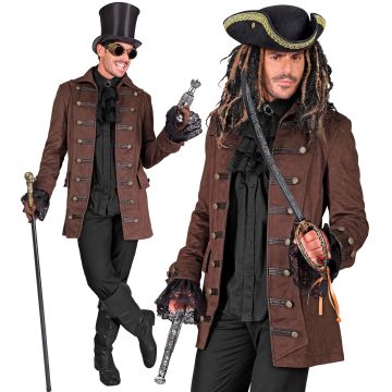 Historical Style Pirate Coat for Men