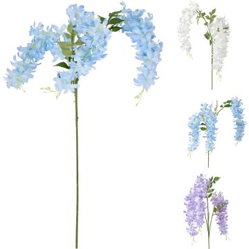 Artificial Wisteria 70 cm with Hanging Clusters