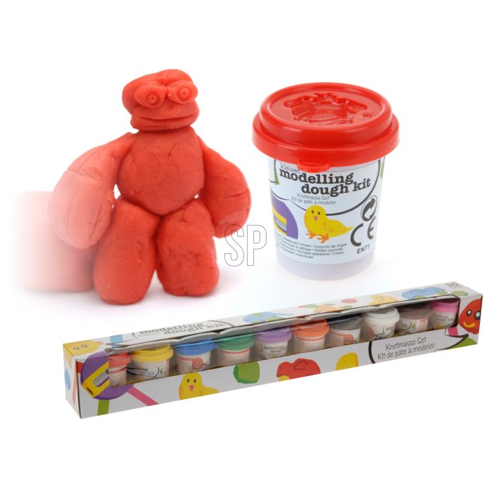 Modelling Clay in Tubs, 10 pcs. à 55 g