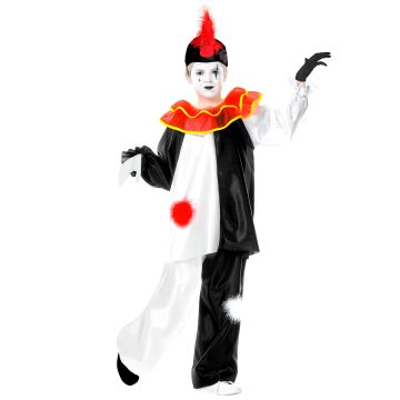 Classic Pierrot Costume for Kids