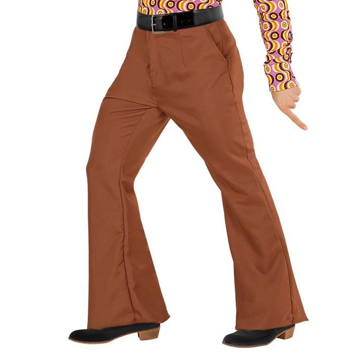 70’s Men’s flared trousers brown