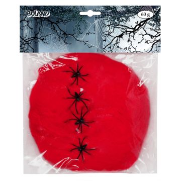 Red Spiderweb with Spiders - 60g