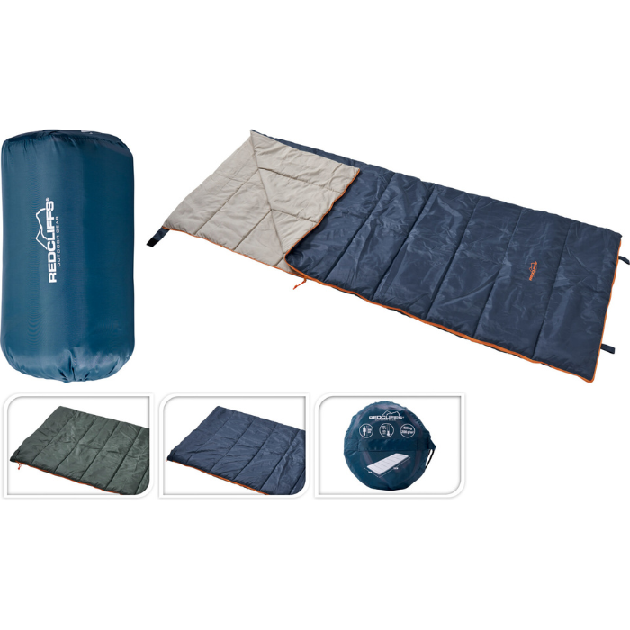 Envelope sleeping bag 200x75 cm assorted.