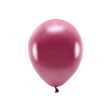 Metallic deep red balloons 10x - 30 cm
