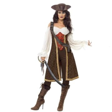 Pirate captain women's costume
