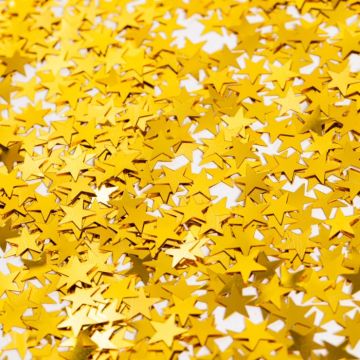 Gold star table confetti - 14 g