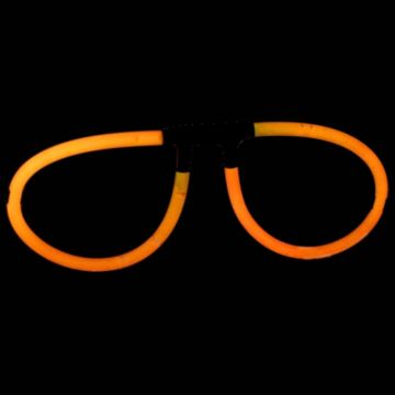 Glow stick glasses orange - onesize