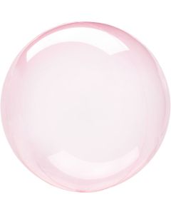 Pink Crystal Clear Foil Balloon 40 cm