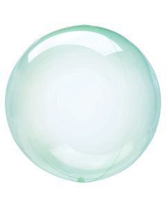 Green Clearz Crystal Foil Balloon 40cm