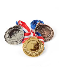 Medals Gold, Silver, Bronze 3x