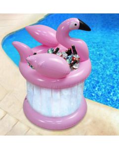 Inflatable Flamingo Cooler