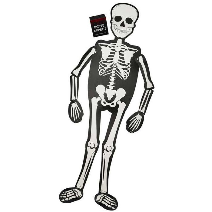 Serving Halloween Skeleton 150 x 130 cm