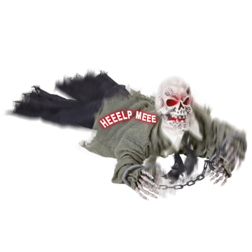 Crawling skeleton sensor motion, sound, light - 80 cm