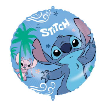 Stitch® and Angel foil balloon - 45 cm