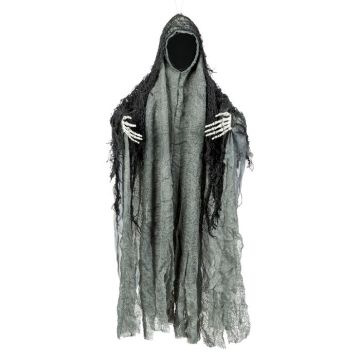 Faceless Halloween ghost black - 46 cm